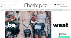 Desktop Screenshot of chicshop.cz